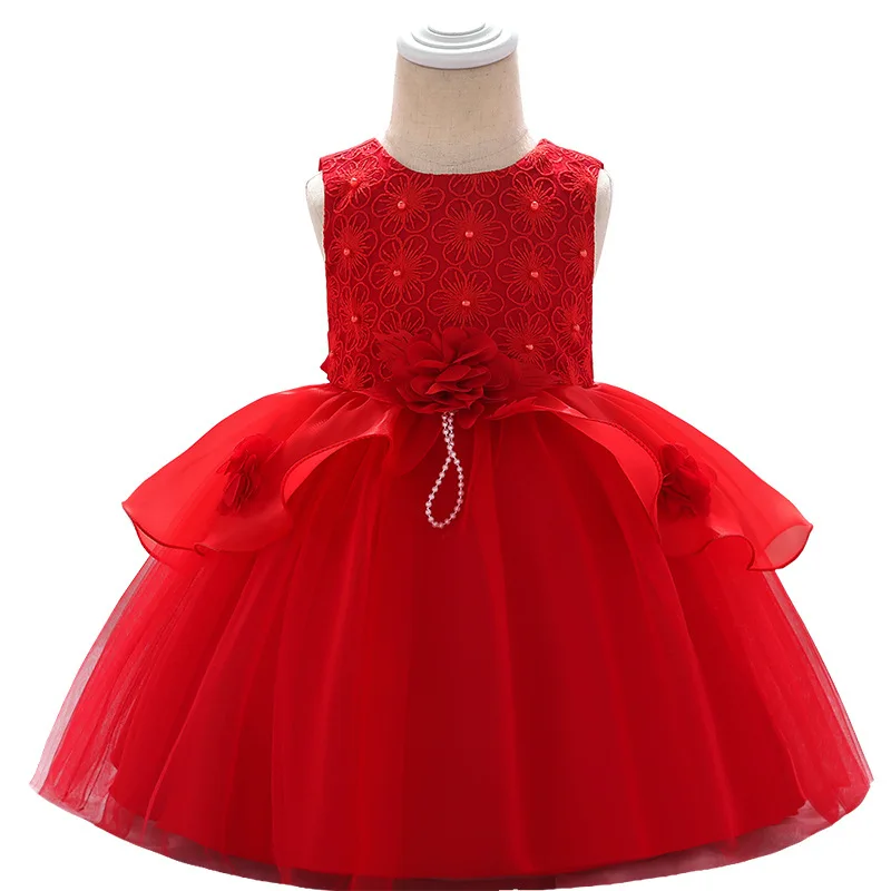 

Baby Girl Baptism Dress Girls 1 Years birthday Party Princess Dresses Baby Christmas Dress Toddler Girl Wedding Ball Gown
