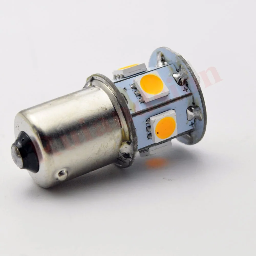 10x супер яркий BA15S P21W 7507 PY21W BAU15S 9 led 5050 smd заднего Индикатор Авто Поворотники