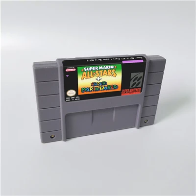 Marioed Series Games Super Marioed World & All stars & The Second Reality Project & Brutal Marioed - US verion battery Save