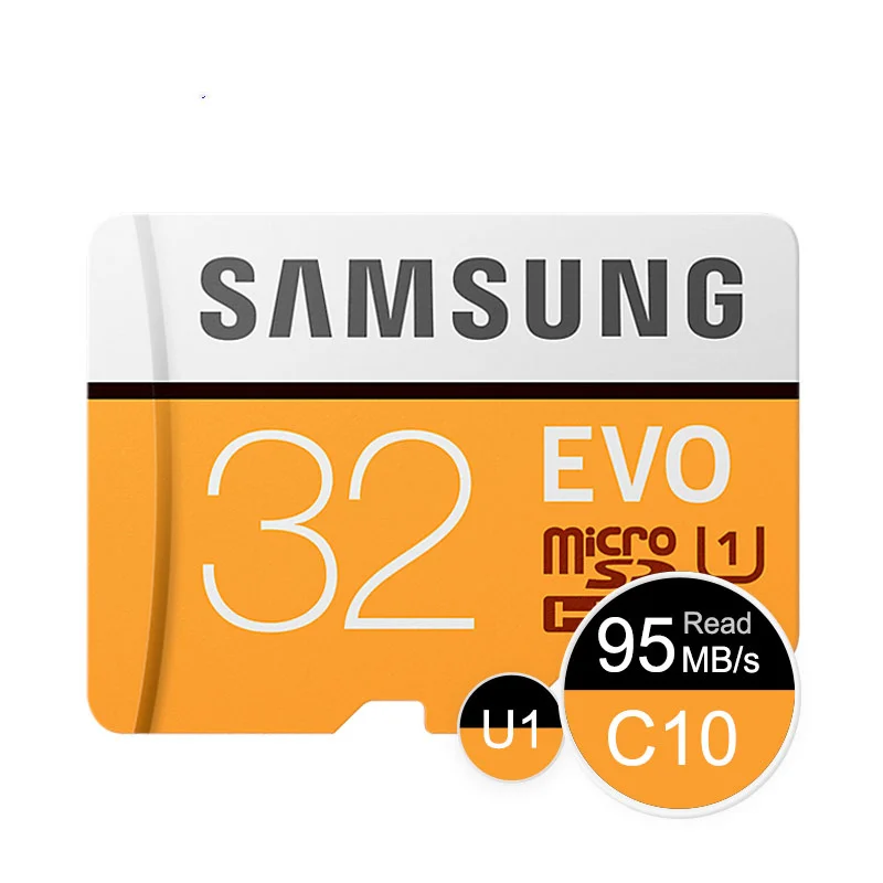 SAMSUNG EVO емкостью 64 Гб U3 слот для карт памяти Class10 Micro SD TF/SD карты C10 R100MB/S MicroSD XC UHS-1 Поддержка 4 K UItra HD