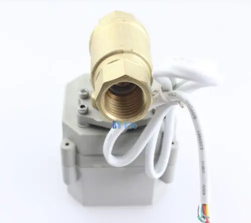 Dn15-dn32 DC12V/24 В 2 Way Латунь моторизованный шаровой Клапан, NPT/BSP электрические шаровой Клапан cr3-01/cr5-01