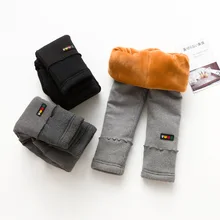 BibiCola/детские штаны утепленные бархатные леггинсы для маленьких девочек новые модные теплые штаны на осень и зиму для детей 0-7 лет