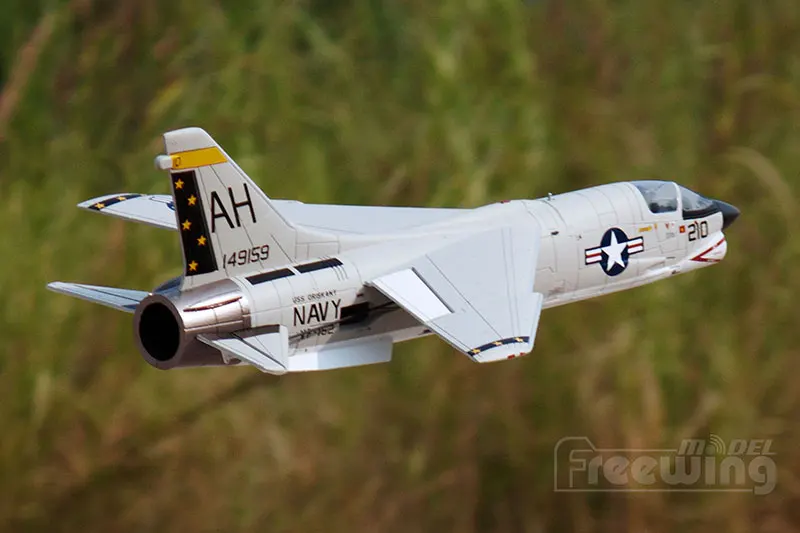 EPO RC Самолет RC модель ру аэроплана хобби игрушка новая 64 мм 64 EDF FREEWING F-8E f8e CRUSADER JET plane PNP Набор или PNP+ шасси