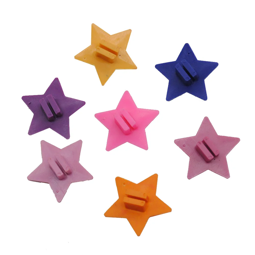 36pcs/bag Bike Wheel Spoke Colorful Star Decor Reflector Bicycle Reflective Safe Warning light | Спорт и развлечения