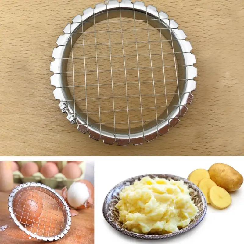 

Stainless Steel Egg Slicer Cutter Cut Egg Device Grid for Vegetables Salads Potato Mushroom Tools Chopper for Kitchen Chopper