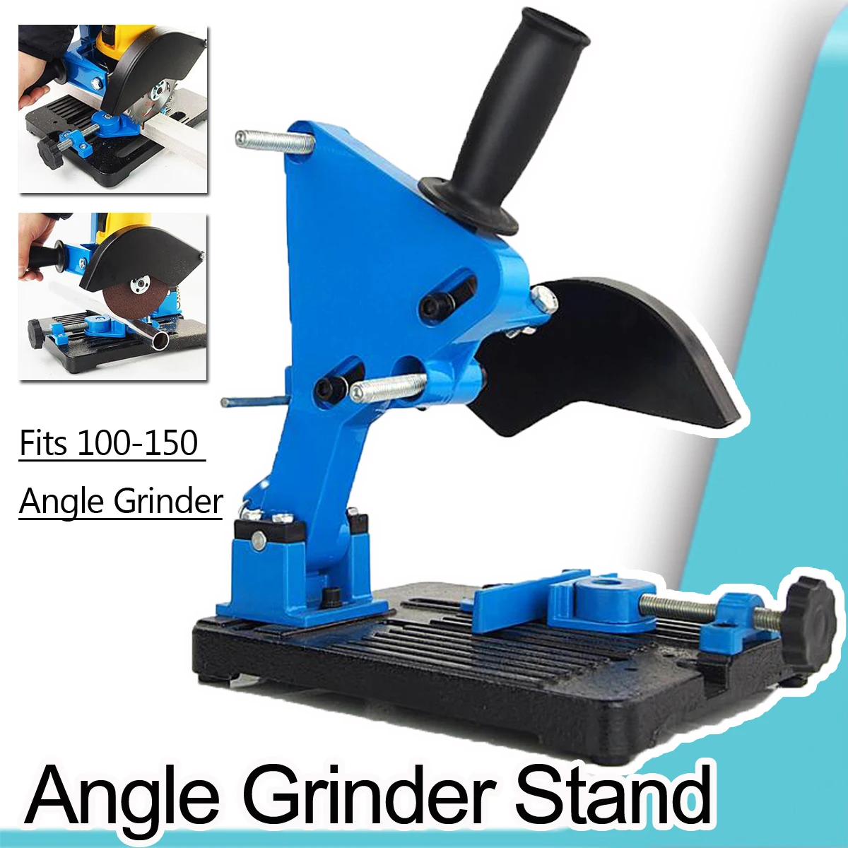 

45 Angle Grinder Stand Grinder Holder Support Cast Iron Base Bracket Holder for 100-150mm Electric Woodworking Tools Cutting