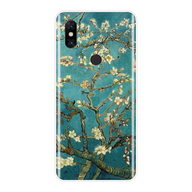 Мягкий силиконовый чехол с рисунком Ван Гога для Xiaomi Mi Mix 1 2 2S 3 Max Note 3|Бамперы| |