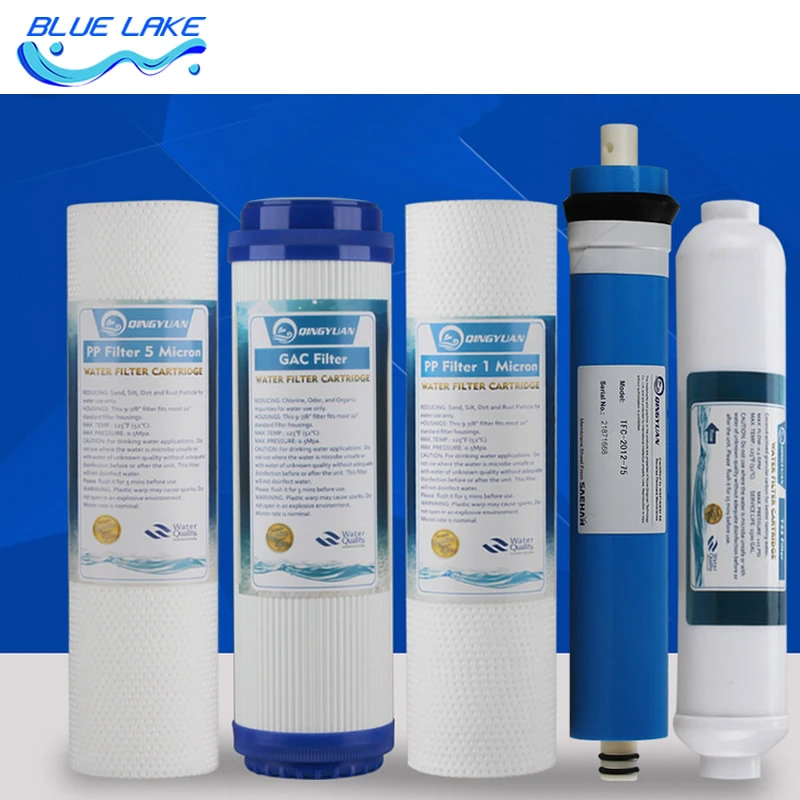 Five Levels Reverse Osmosis Pure Water Ro Purifier Filter Element Sets Pp Cotton Activated Carbon Ro Membrane Water Filter Parts Filter Parts Water Filter Partsosmosis Parts Aliexpress