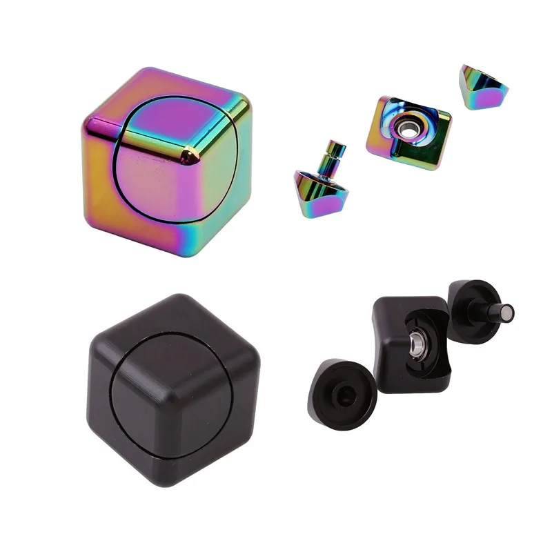 2017 Fidget Squeeze Fun Magic Puzzle Brinquedo Cubo Dice de Atenção Ansiedade Anti stress Relief Fidget Adultos Engraçados Brinquedos Presente de Natal