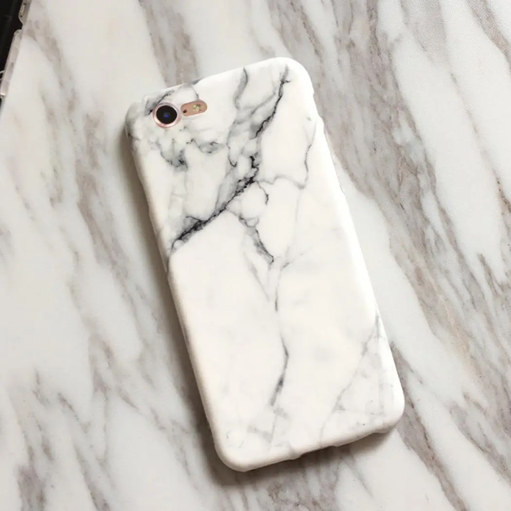 

Soft TPU Marble Grain Phone Case Back Cover Mobile For Anywhere You Need iPhone Easy to install and remove.