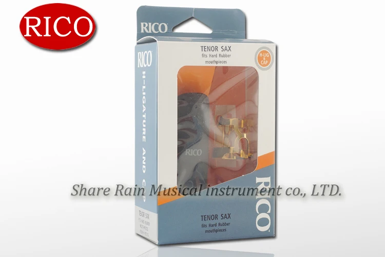 Американский RICO tenor жесткий резиновый бакелитовый мундштук позолоченный H модель