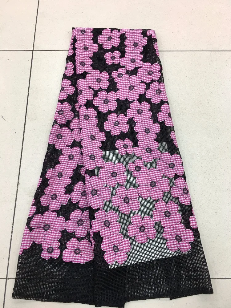 denim laser cutting flower lace fabricin Fabric from Home & Garden on