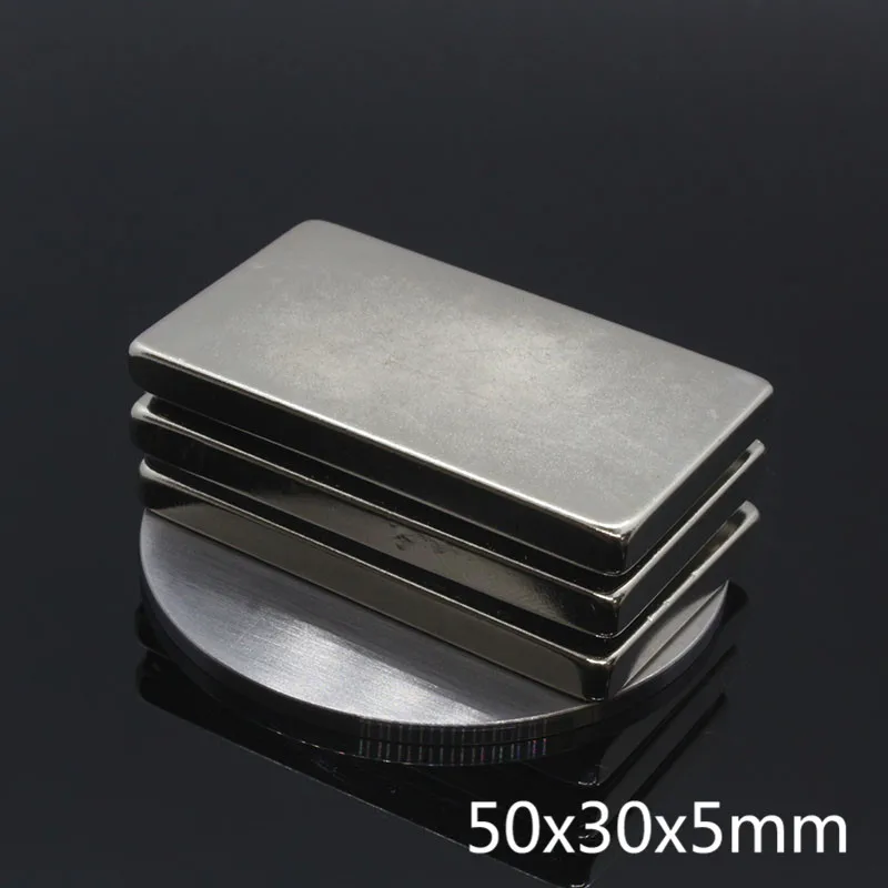 1 шт. мощный редкоземельный прямоугольный магнит f 50x30x5 мм сверхсильный