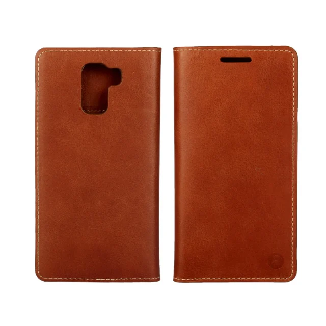 For Huawei Honor 7 Premium Genuine Cowhide Leather Flip Case Cover Wallet with Card Slots Holster