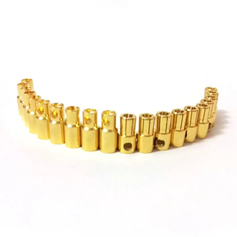 

10 pairs 6mm Bullet Banana Plug Connector Male Female for RC Battery Part Gold PlatedARE4