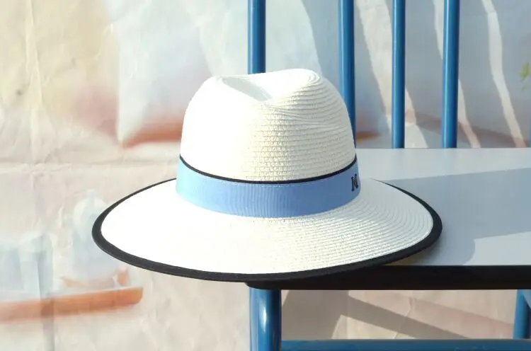 MAERSHEI летняя стандартная соломенная шляпа женская летняя корейская шляпа от солнца пляжный оттенок белая джазовая шляпа