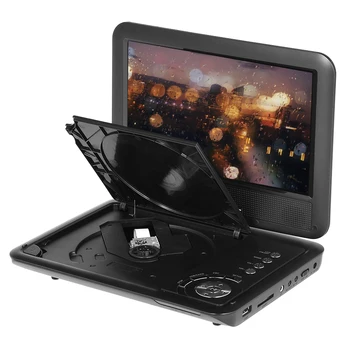 

Docooler NS-915 9.5 Inch Portable DVD Player Swivel Screen Digital Multimedia Player for SD/U Drive/AV IN & OUT/Gamepad 2500mAh