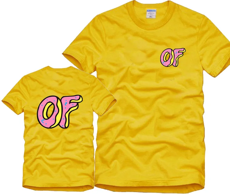 Новая футболка года! Странное будущее «OFWGKTA» ван Wolf Gang в стиле хип-хоп, хлопок с короткими рукавами - Цвет: E