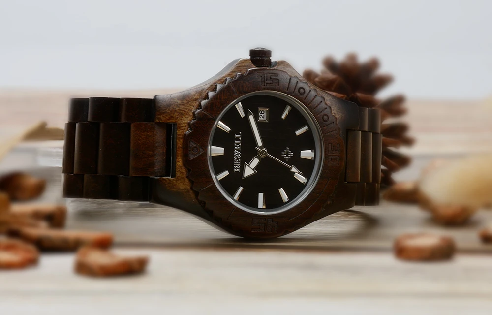 BEWELL WOODEN WATCH