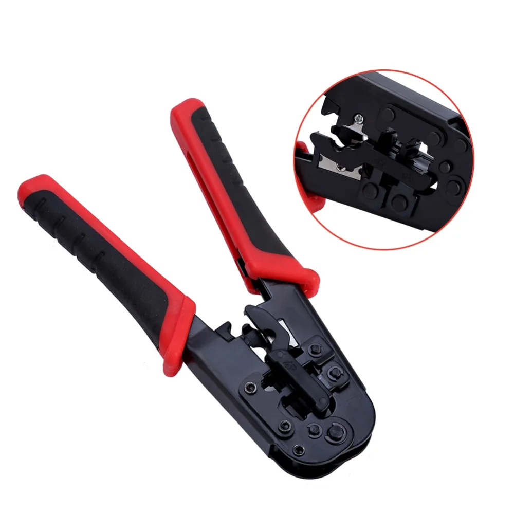 Обжимной инструмент для обрезки сетевых кабелей обжимной RJ45 RJ12 RJ11 8P/6P/4P