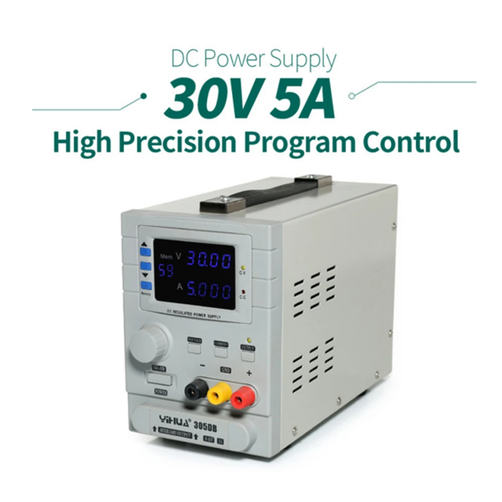 

YIHUA 305DB variable dc power supply, multiple / triple / dual output dc power supply 110V/220V EU/US PLUG value very precision