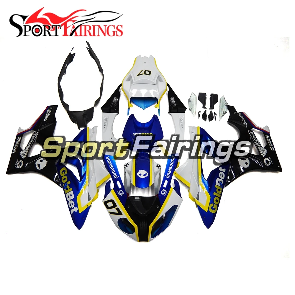Новые Полностью черные белые желтые панели для BMW S1000RR 2011 2012 2013 11 12 13 14 пластиковые