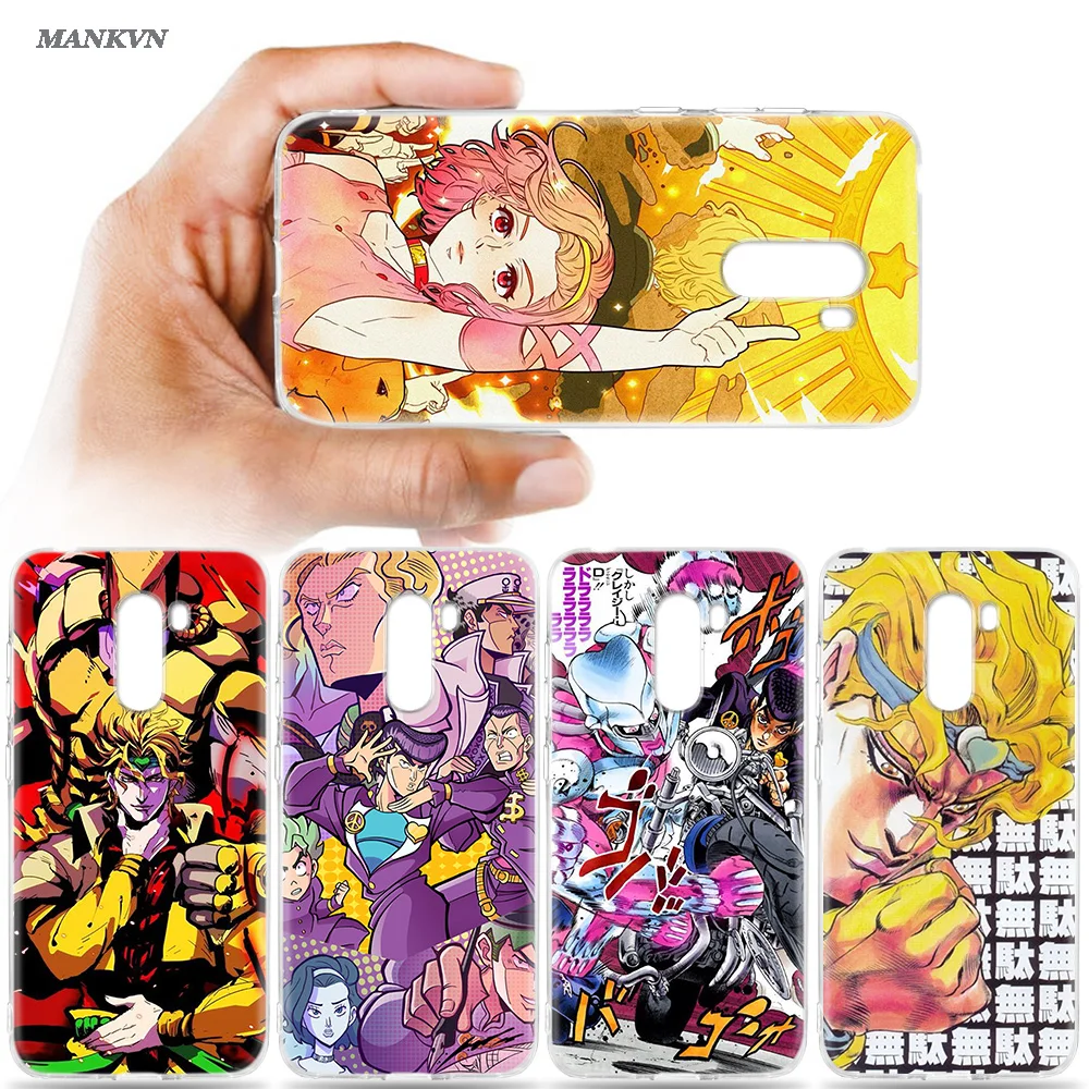 

Case for Xiaomi Mi A2 8 Lite Redmi A1 S2 6 6A Note 4X 4 5 6 Pro Plus Poco F1 JoJo's Bizarre Adventure Jotaro Kujo Jos Cover