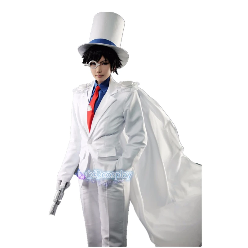 Anime Conan Magic Kaito Kid The Phantom Ladro Uniformi Costume Cosplay 7 Lot Cosplay Costume Uniform Cosplaykaito Kid Aliexpress
