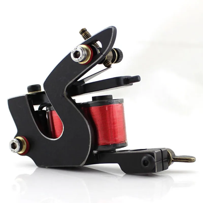 UPTATSUPPLY Tattoo Guns T Dial Tattoo Machines 10 Wrap Coils Tatoo