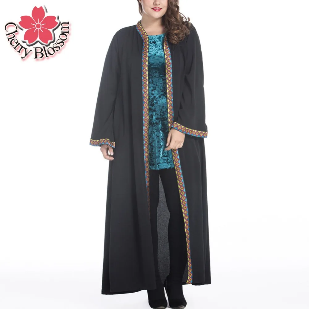 long abaya coat style