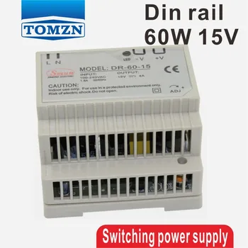 

60W 15V Din Rail Single Output Switching power supply