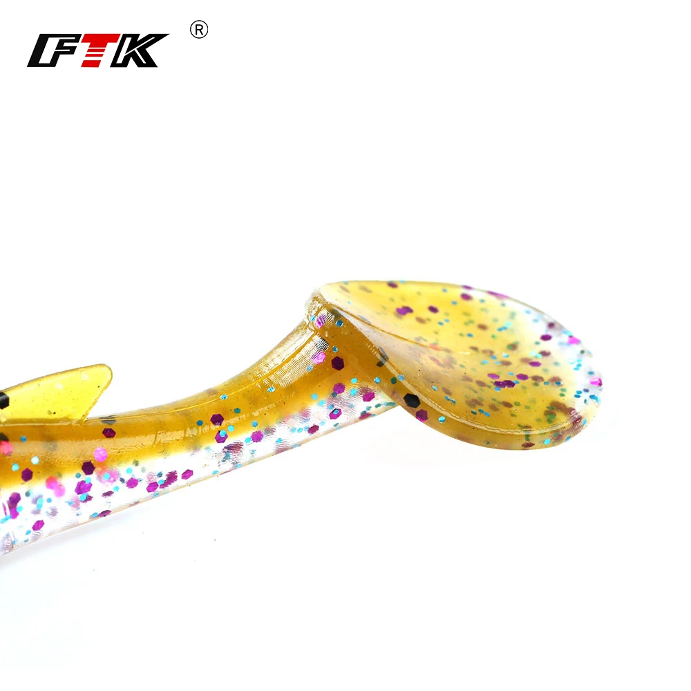 FTK 5 шт./лот 10 см/8 г рыболовные приманки, наживки Swimbait Мягкая силиконовая приманка искусственный Карп Мягкая приманка рыболовные снасти