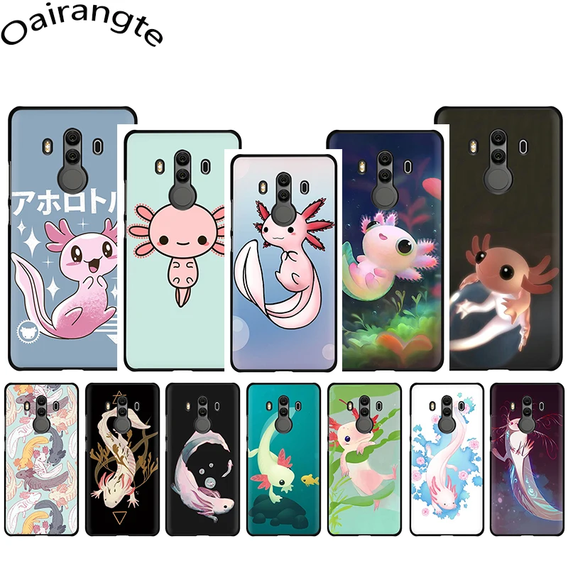 Милые животные Axolotl мягкий чехол для телефона Huawei Y5 Y 6 7 Prime Y9 Mate 10 20 Pro Lite Nova 3 3i |