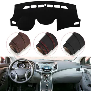 

Console Dashboard Suede Mat Protector Sunshield Cover Fit For Hyundai Elantra Avante 2011-2015