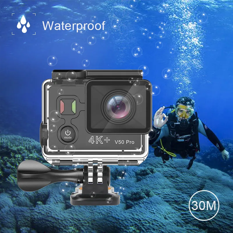  EKEN V50 Pro Action Camera Ambarella A12 IMX258 Sensor real 4K 30FPS Motorcycle Camera WiFi Go Wate