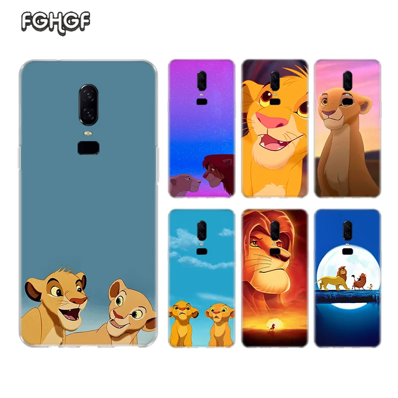 Роскошный мягкий силиконовый чехол для телефона Simba the Lion King из ТПУ OnePlus One Plus 7 7T Pro 5