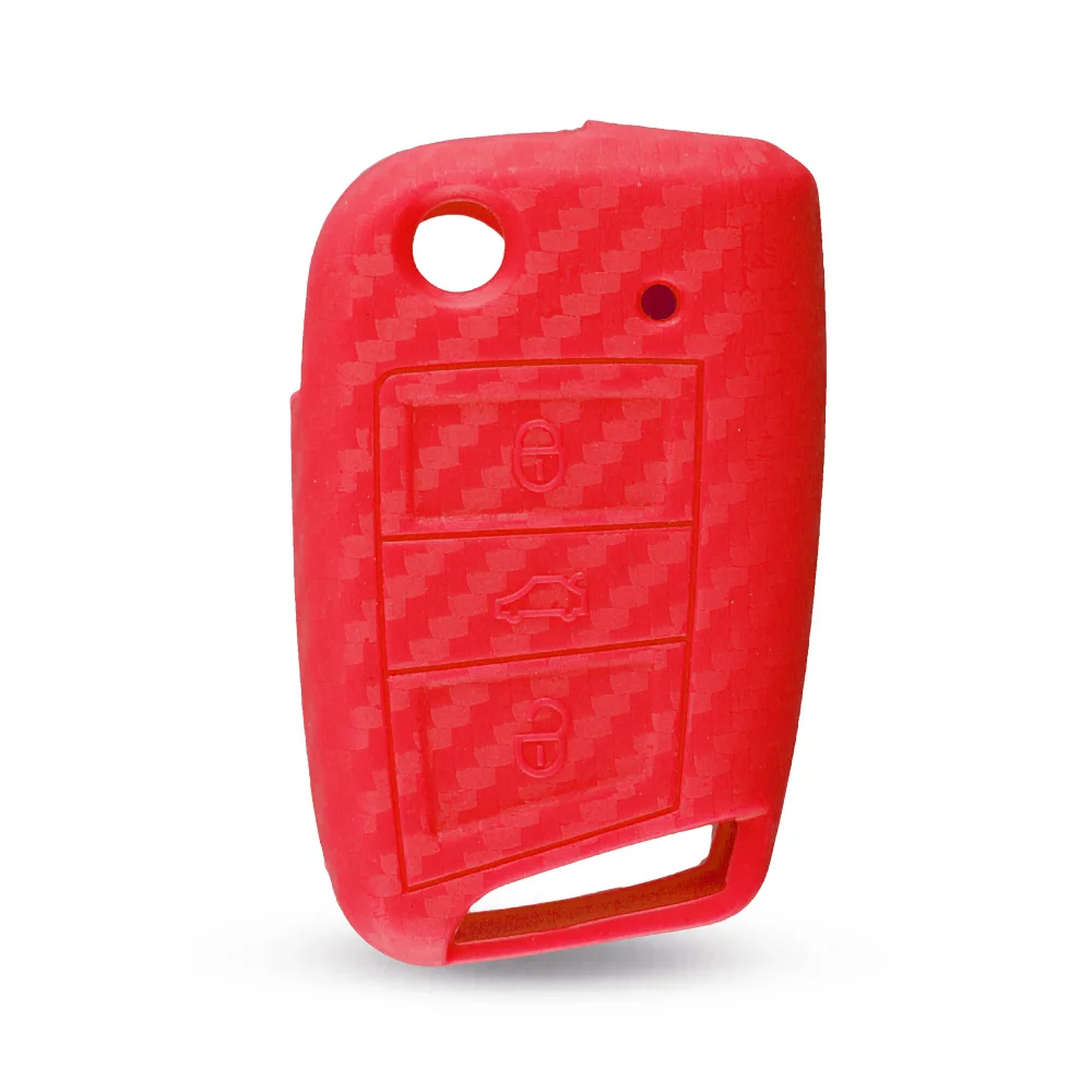 Cover in silicone chiave telecomando per VW Polo 2016 Golf 7 MK7 For Skoda Octavia Combi A7 - SEAT Leon Ibiza CUPTRA -