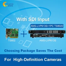 AMS-LVP613S led video wall controller led video seamless switcher sdi video processor inserted one piece linsn ts802d