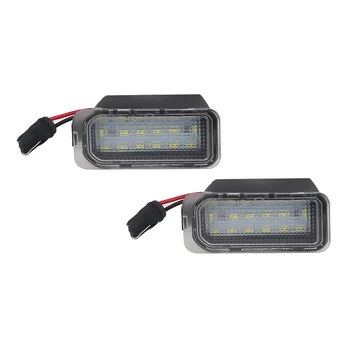 

2pcs For Ford 12V LED Canbus License Plate Lights 6000k White 3W for Fiesta JA8 Focus DA3 5D C-MAX Mondeo BA7 Galaxy WA6 JAGUAR