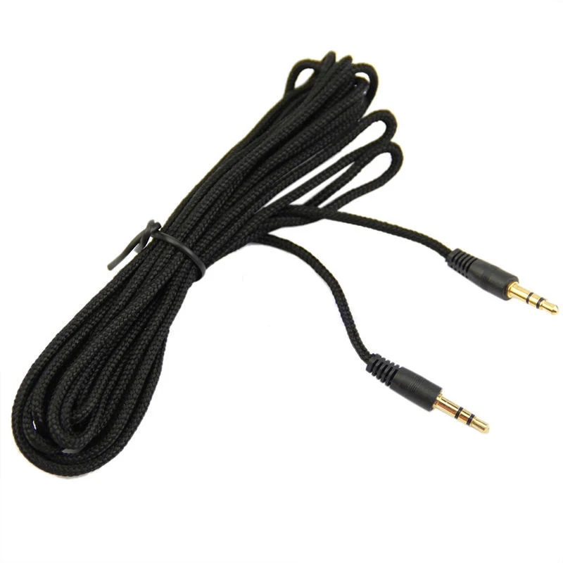 Mayitr 1pc 2/3/5M 3.5mm Stereo Cable High Quality 3.5 Aux Male to Male Audio Cable Cord for Car Phone MP3 PDA