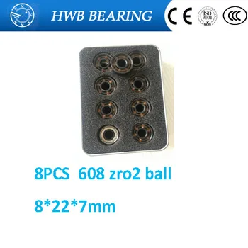 

Ceramic inline speed skate bearings 608 rs ABEC11 FreeLine Skate bearing inline roller skate wheels bearings DriftBoard