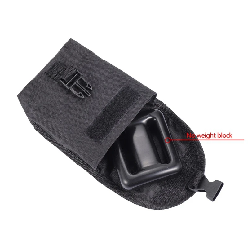 snorkeling weight bag portable Wear-resistant quick release Diving Weight Storage Pouch Diving Accessories