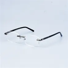 Близорукие очки оправа для мужчин 476 без оправы бизнес очки большое лицо плоское зеркало