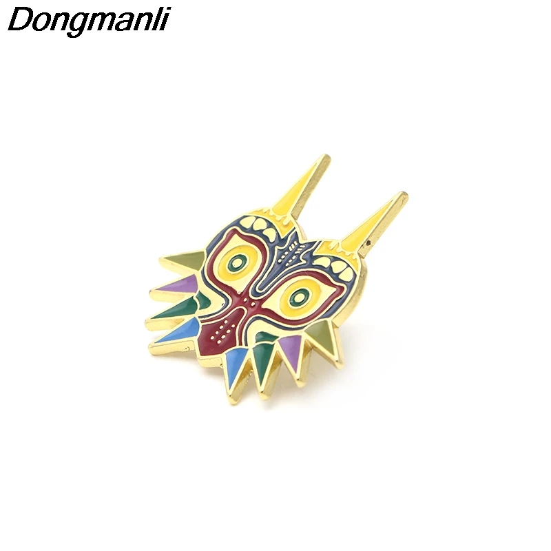 P2655 Dongmanli Сова металлические эмалевые на воротник Pin нагрудный знак Ювелирная