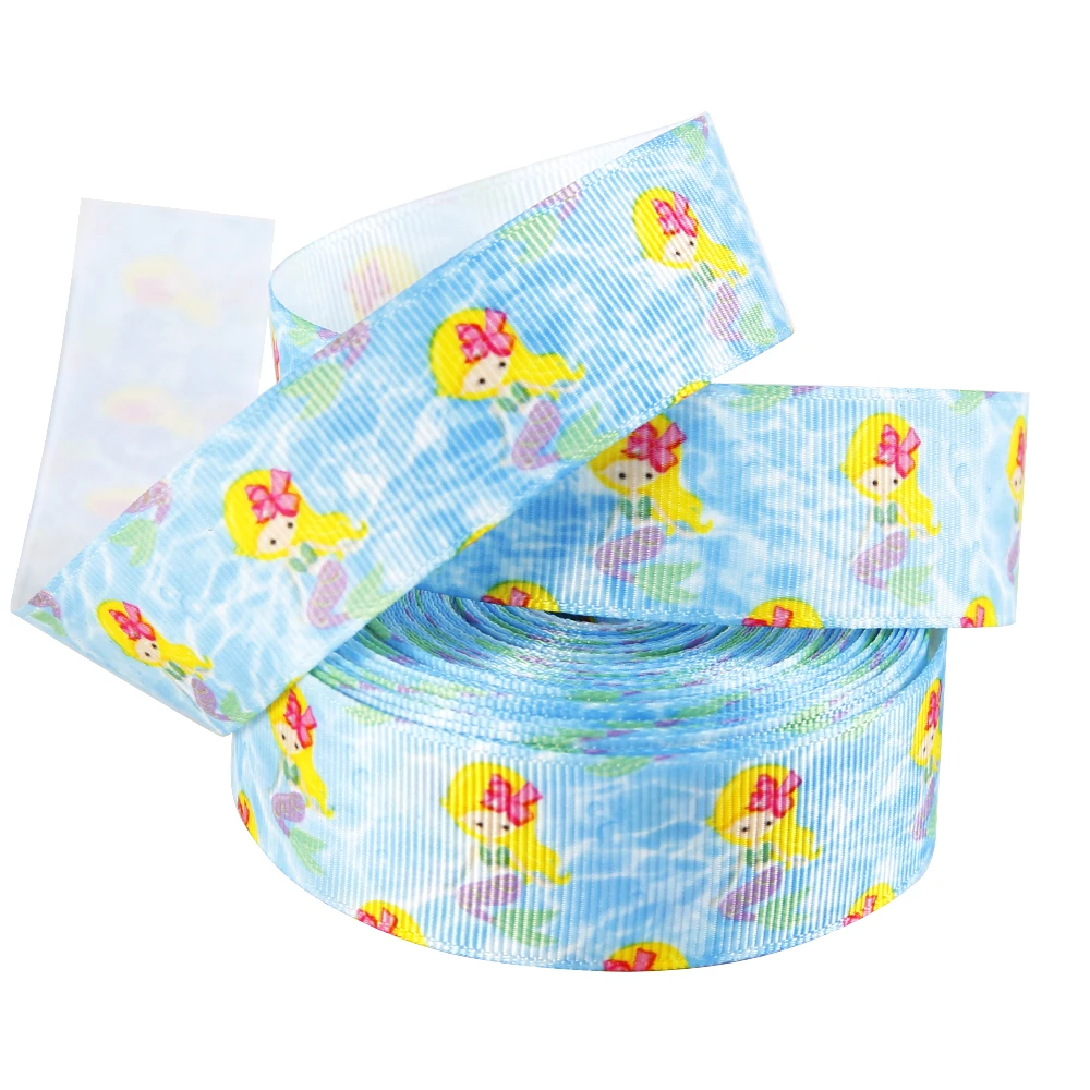 Дэвид Энджи 25 мм или 50 75 Радуга Grosgrain лента 5Y DIY Волосы материалы для бантов