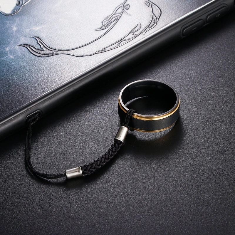 

Hot Phone simple rings lanyard detachable multi-function strap ID card key ring phone lanyard strap phone accessories 2019 New