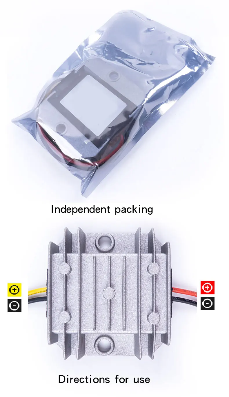 DC-DC, 12 В, 24 В до 5 В, 3A 5A 8A 10A, встроенная в транспортное средство трансформатор постоянного тока модуль Водонепроницаемый понижающий преобразователь 12 V 24 V 5V