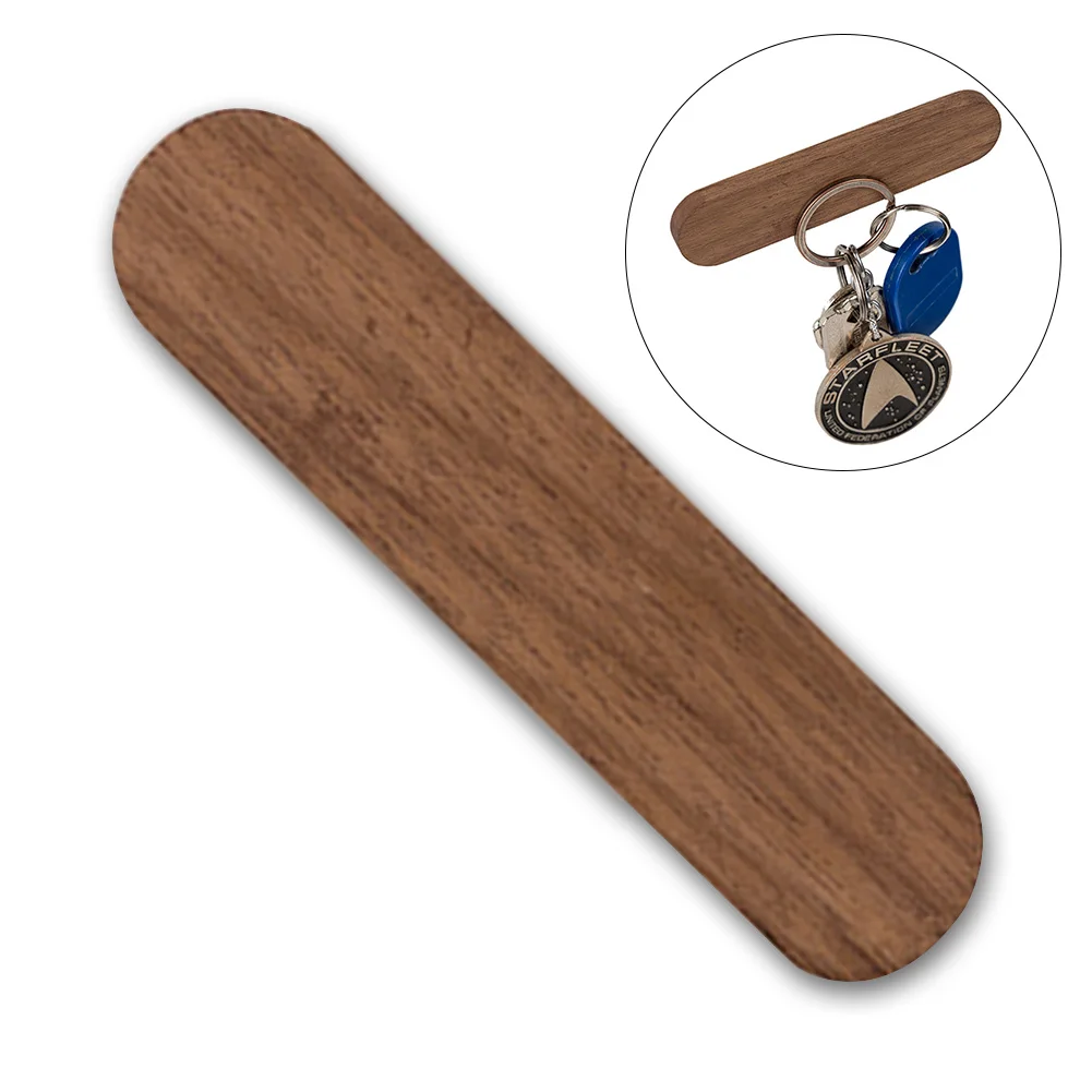 Многофункциональный декоративный крючок для хранения, магнитная настенная вешалка для ключей, твердый деревянный магнит на присоске, Портативные товары для дома