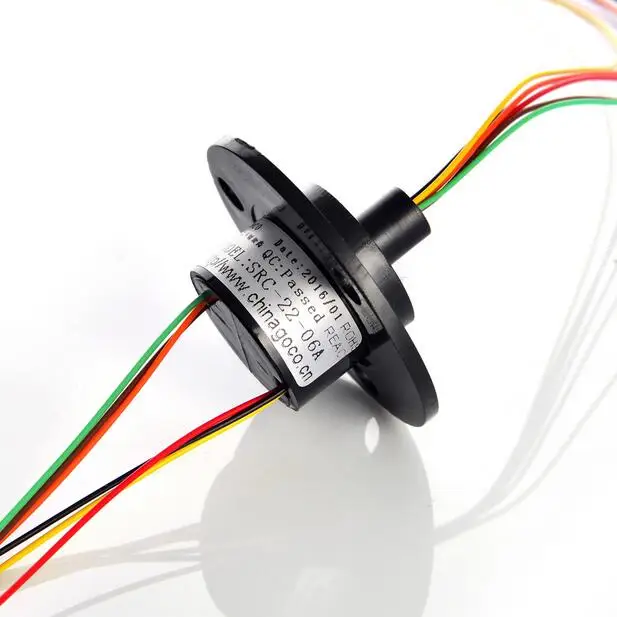 

High Speed Ball Slip Rings Out Diameter 22mm 6 Channel 2A Slip Ring SRC-22-06A SRC-22-06B SRC-22-06C Capsule Gimbal Slipring