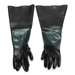 См 1 пара 60 см прочные пескоструйные перчатки сверхпрочные рабочие перчатки для пескоструйного песка